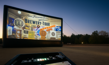 Inflatable Movie Projector Screen Rental